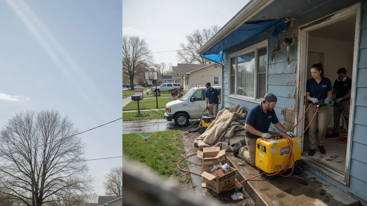 Basement Flood Cleanup in Rolette, ND near me
